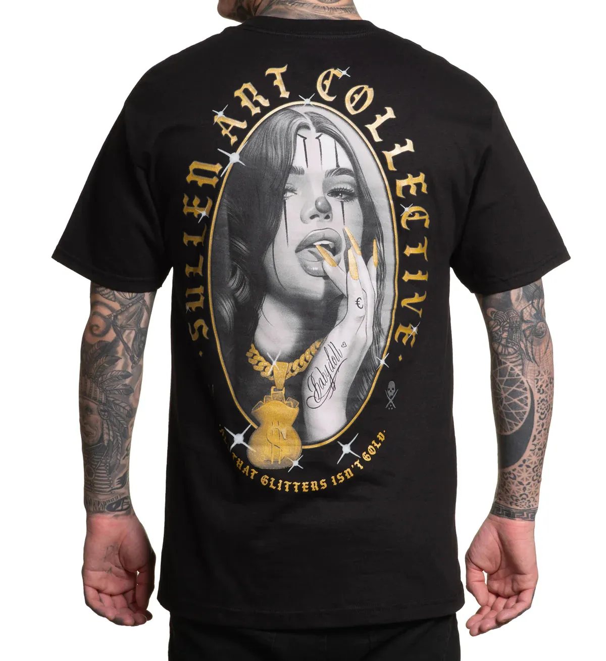 Sullen Baby Face Tee Black