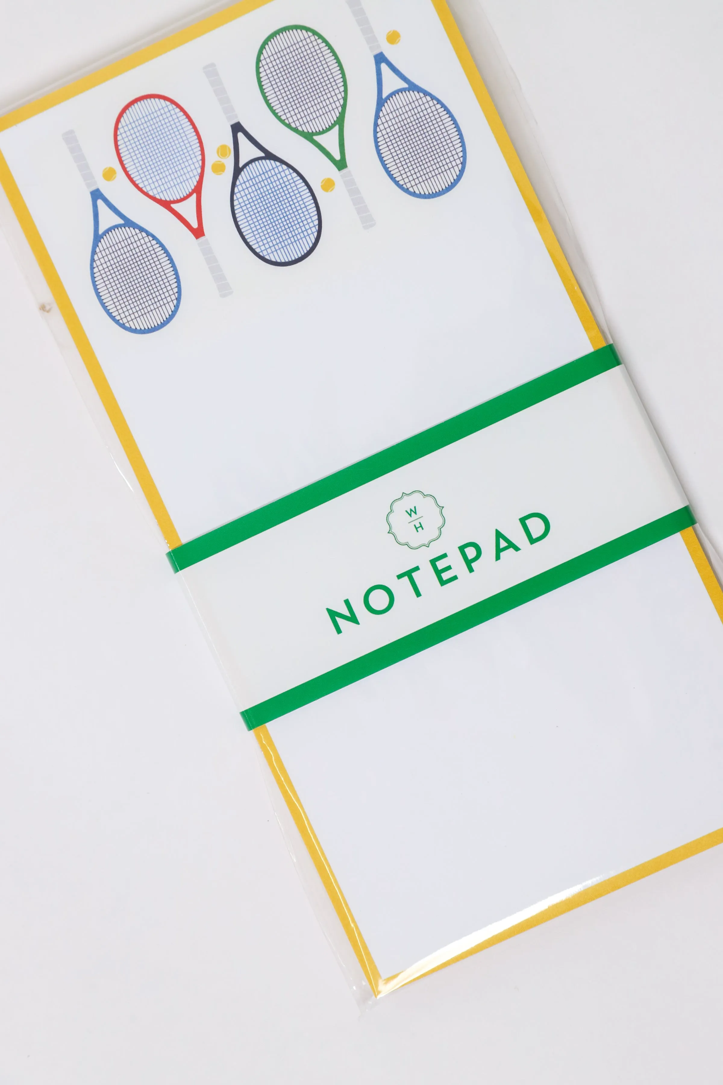 Tennis Racquets List Notepad