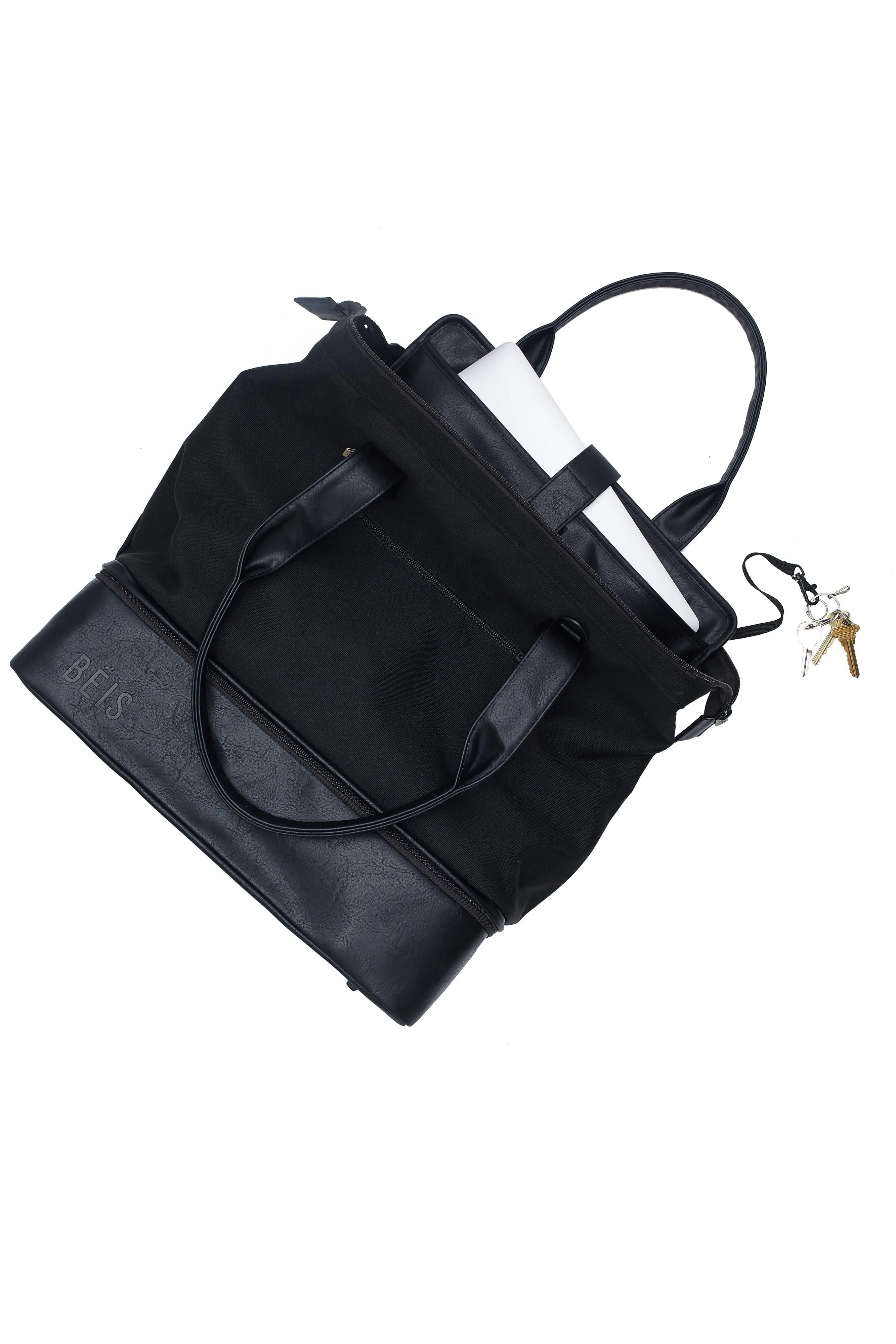 The Convertible Mini Weekender in Black