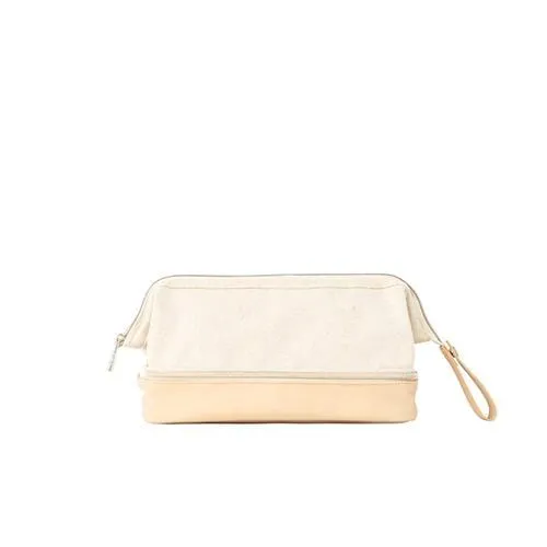 The Dopp Kit in Beige