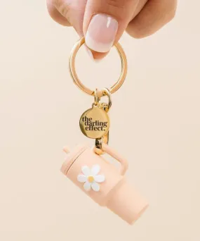 Tiny Tumbler Keychain - Pink