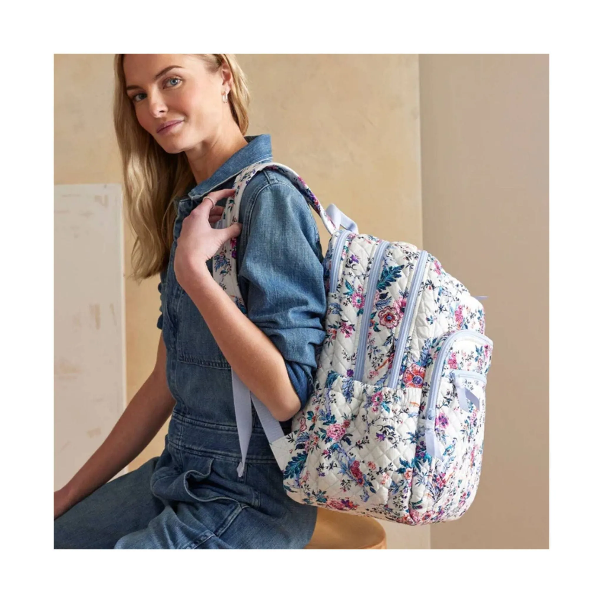 Vera Bradley XL Campus Backpack - Magnifique Floral